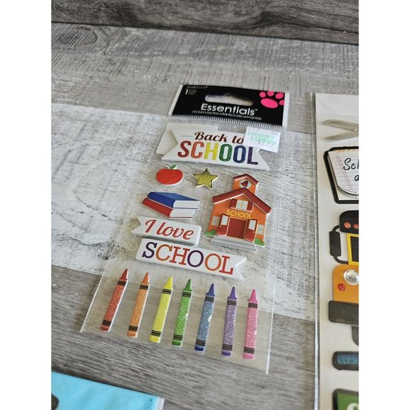 Sticker Lot SCHOOL Kids PreK Elementary Scrapbooking 3D Stickers Jolees RARE #65 - Picture 9 of 12